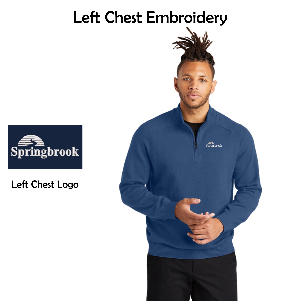 Springbrook Community Church Adult Mercer+Mettle 1/4-Zip Sweater
