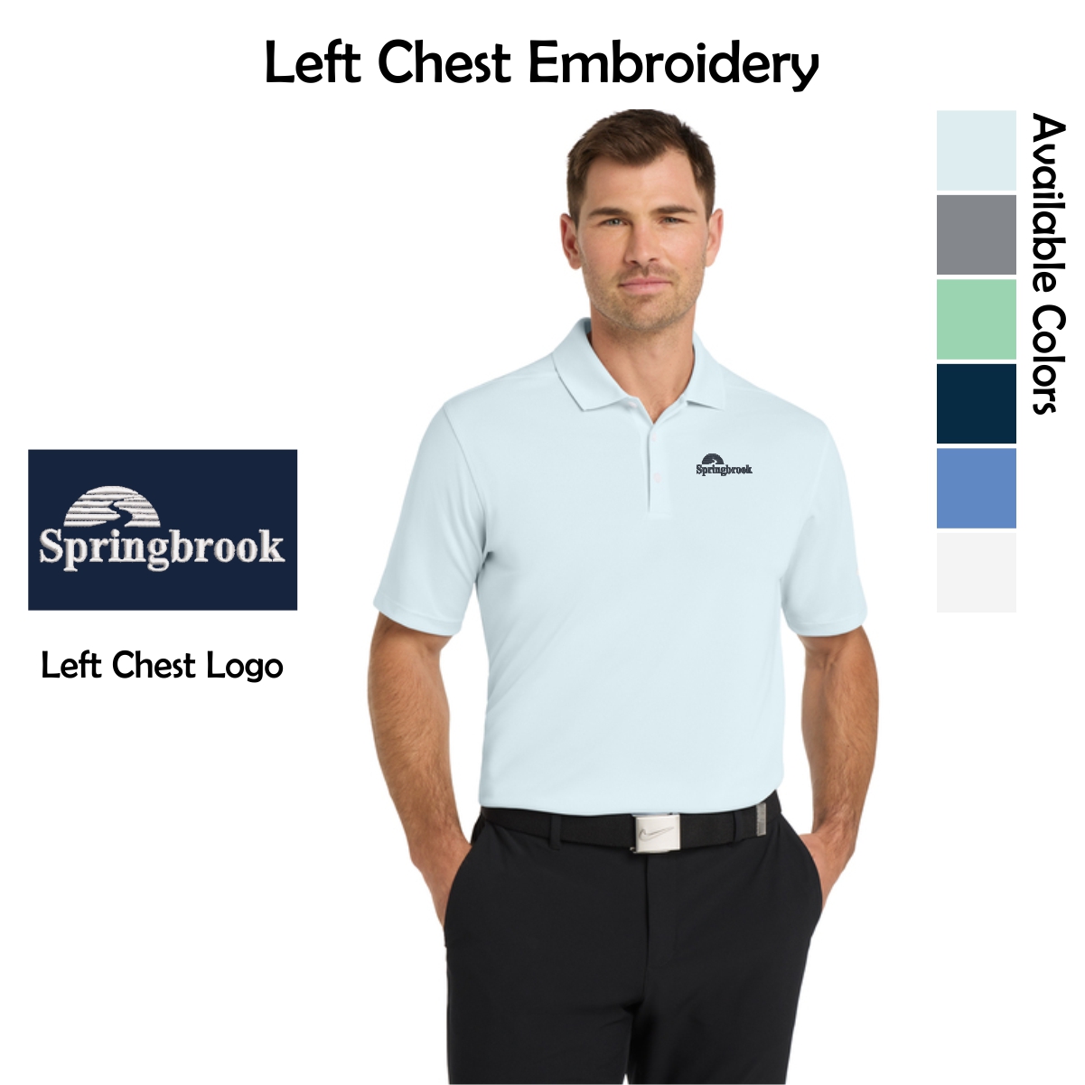 Springbrook Community Church Adult Nike Dri-FIT Polo