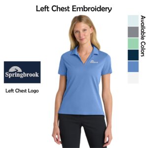 Springbrook Community Church Ladies Nike Dri-FIT Polo