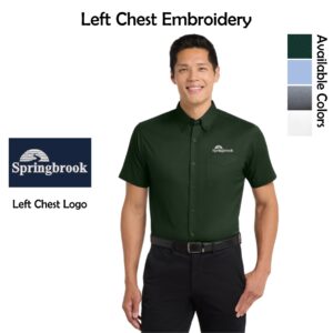 Springbrook Community Church Adult Short Sleeve Easy Care Shirt