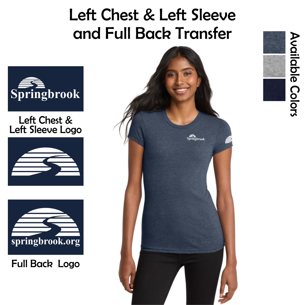Springbrook Community Church Ladies District Fitted Tee