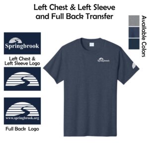 Springbrook Community Church Adult Core Cotton Tee (Tall Sizes Only)