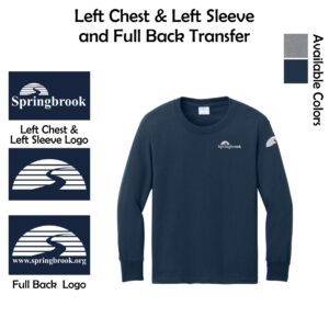 Springbrook Community Church Youth Long Sleeve Core Cotton Tee