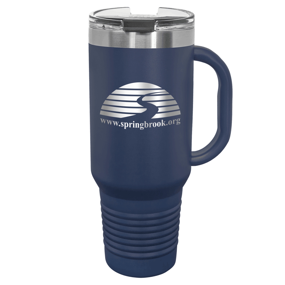 Springbrook Community Church Travel Mug with Handle, Straw Included - Image 2