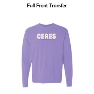 UW-Platteville Women's Ag 06 Garment-Dyed Heavyweight Long Sleeve T-Shirt