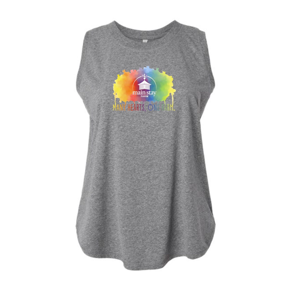 Main Stay Therapeutic Farm Women's Curvy Relaxed Fine Jersey Tank - Image 2