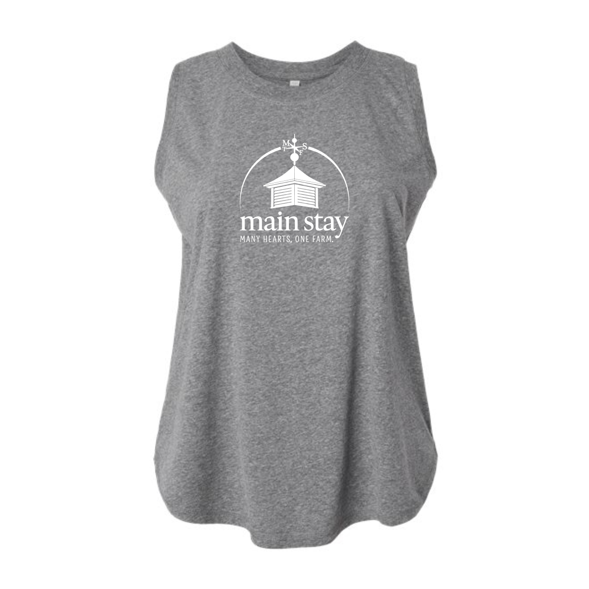 Main Stay Therapeutic Farm Women's Curvy Relaxed Fine Jersey Tank - Image 3