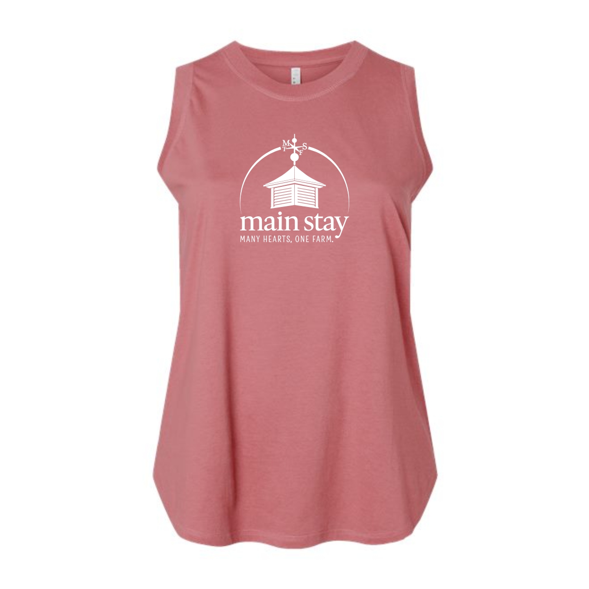 Main Stay Therapeutic Farm Women's Curvy Relaxed Fine Jersey Tank - Image 5