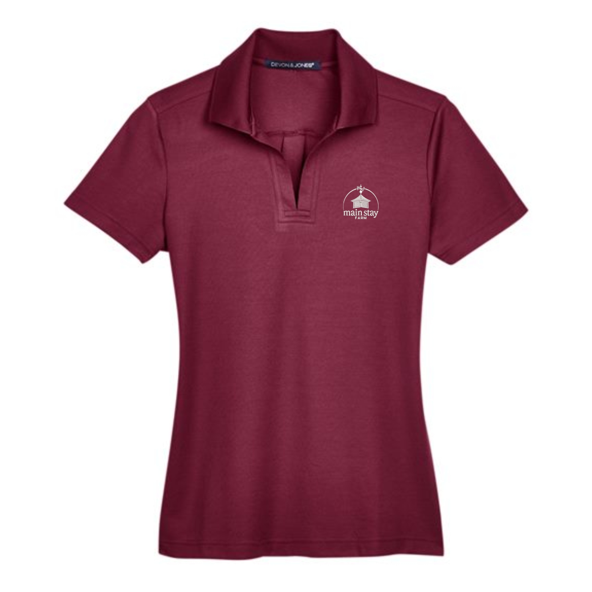 Main Stay Therapeutic Farm Ladies Performance Plaited Polo - Image 2