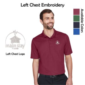 Main Stay Therapeutic Farm Adult Performance Plaited Polo
