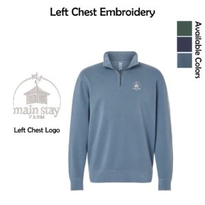 Main Stay Therapeutic Farm Adult Midweight Quarter-Zip Pullover