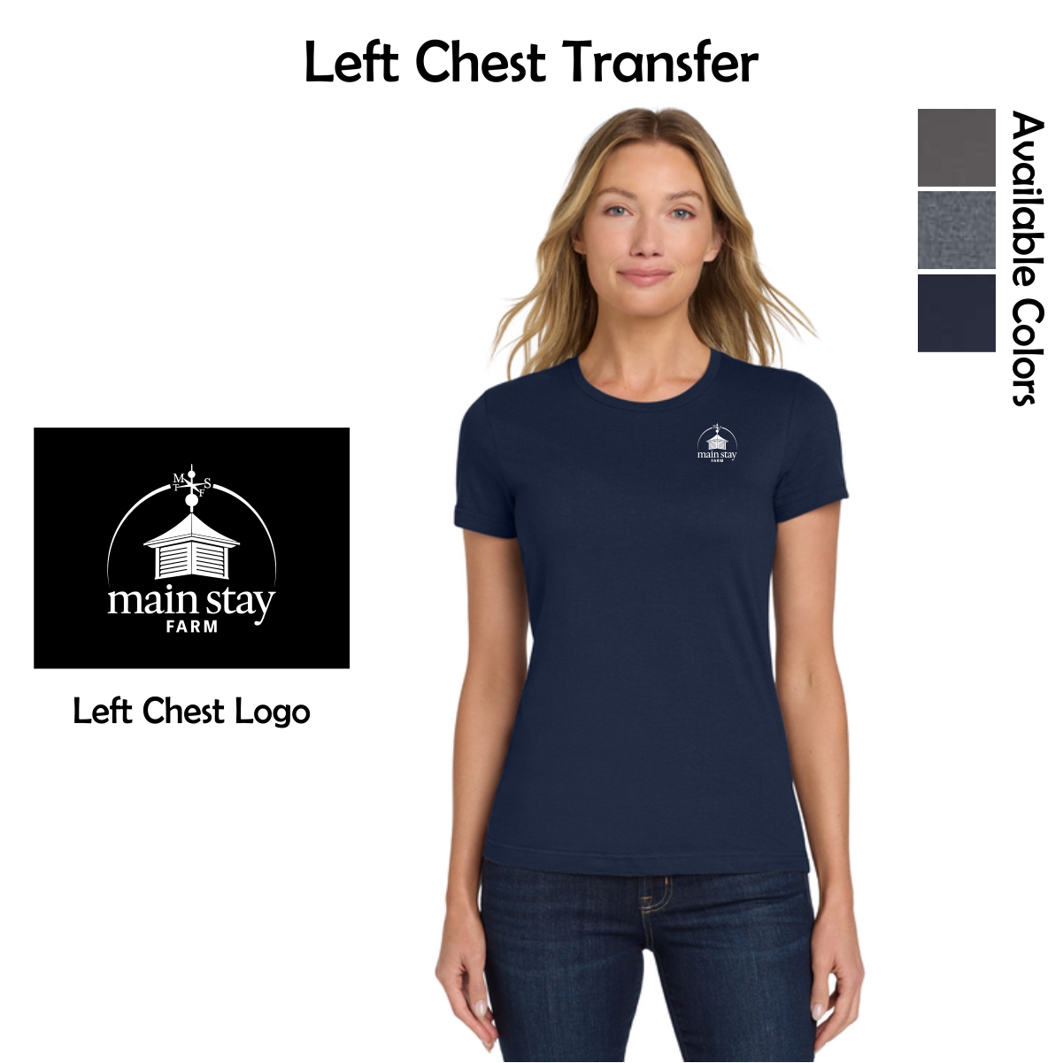 Main Stay Therapeutic Farm Ladies Softstyle T-Shirt