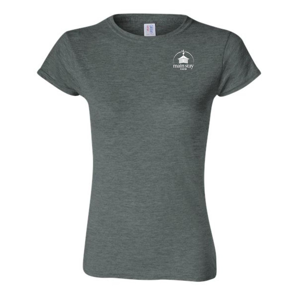 Main Stay Therapeutic Farm Ladies Softstyle T-Shirt - Image 3