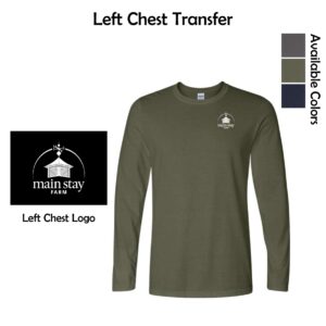 Main Stay Therapeutic Farm Adult Softstyle Long Sleeve T-Shirt