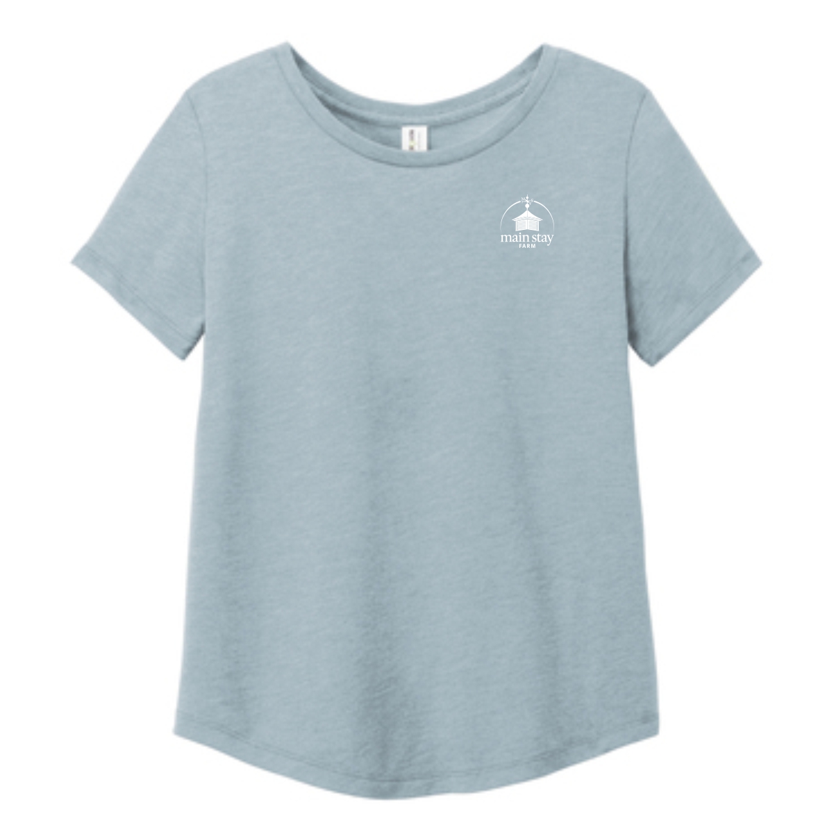 Main Stay Therapeutic Farm Ladies Allmade Relaxed Tri-Blend Scoop Neck Tee - Image 3
