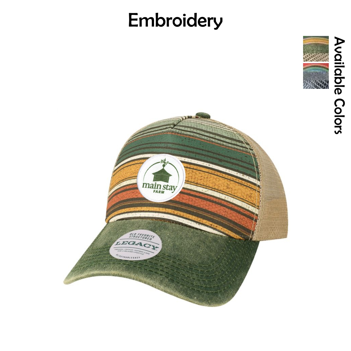 Main Stay Therapeutic Farm LEGACY Old Favorite Five-Panel Trucker Cap