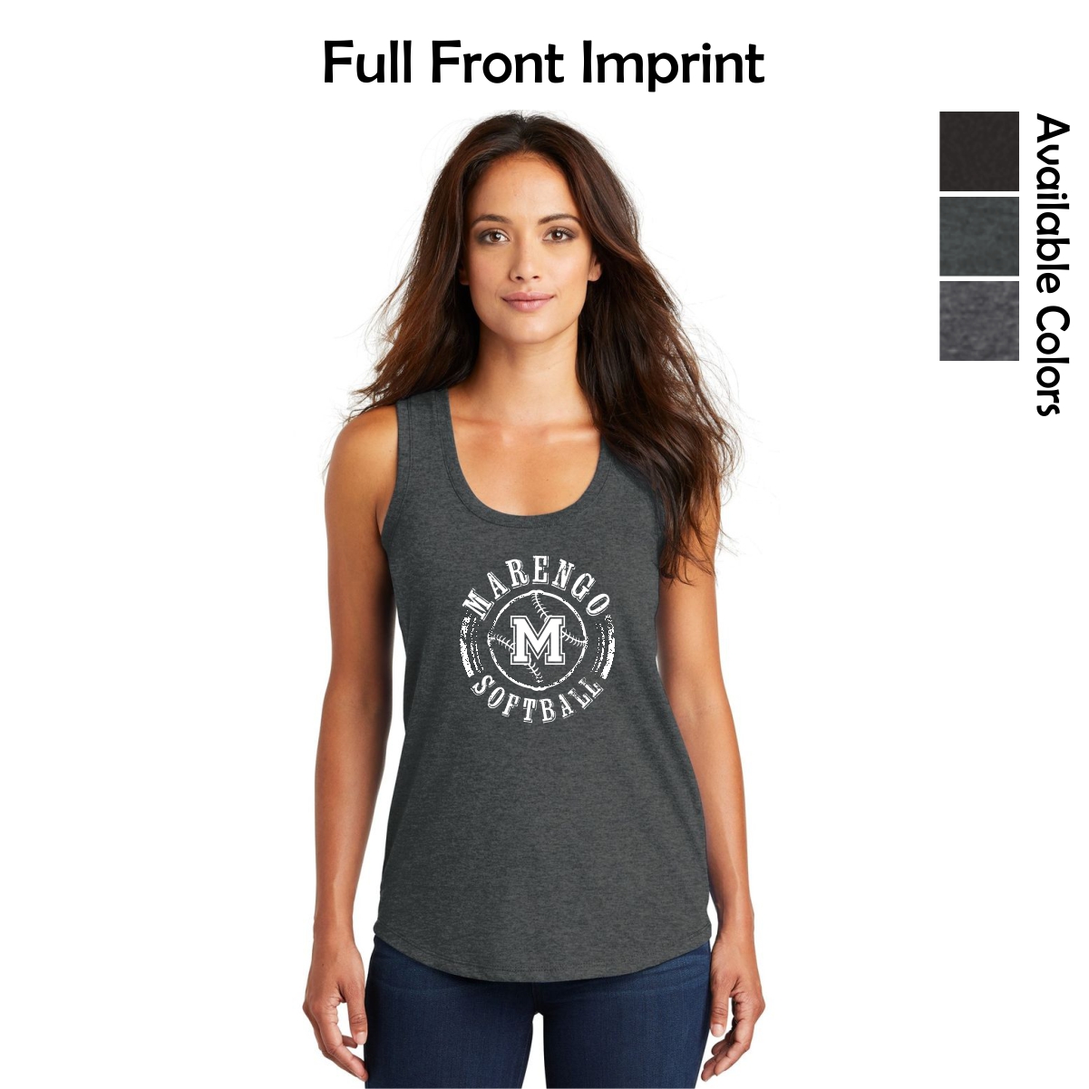 Marengo Softball Ladies District Racerback Tank