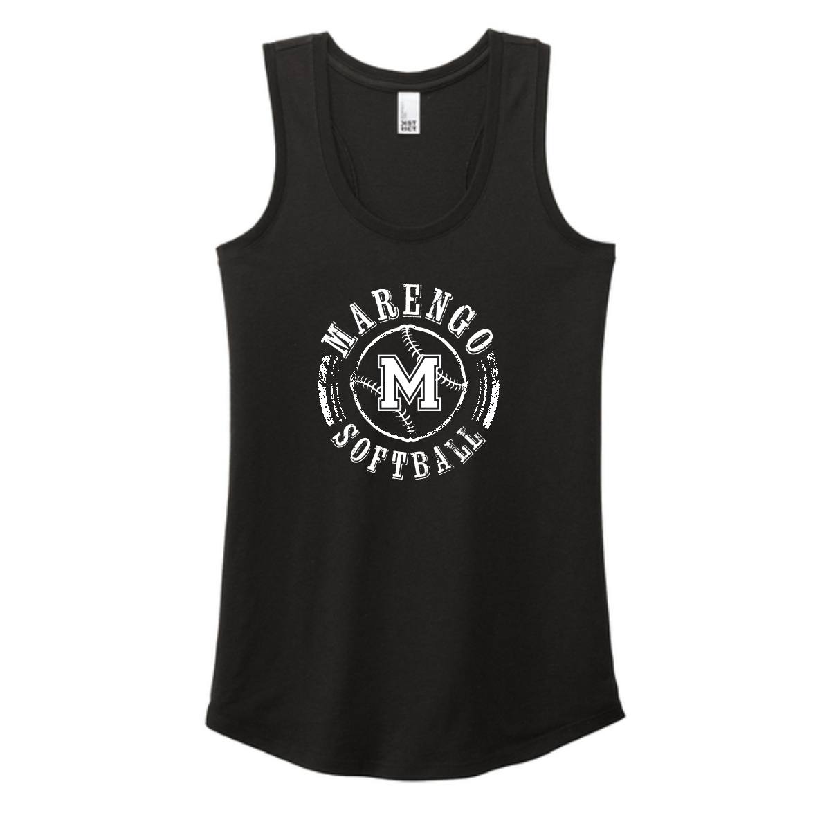 Marengo Softball Ladies District Racerback Tank - Image 2