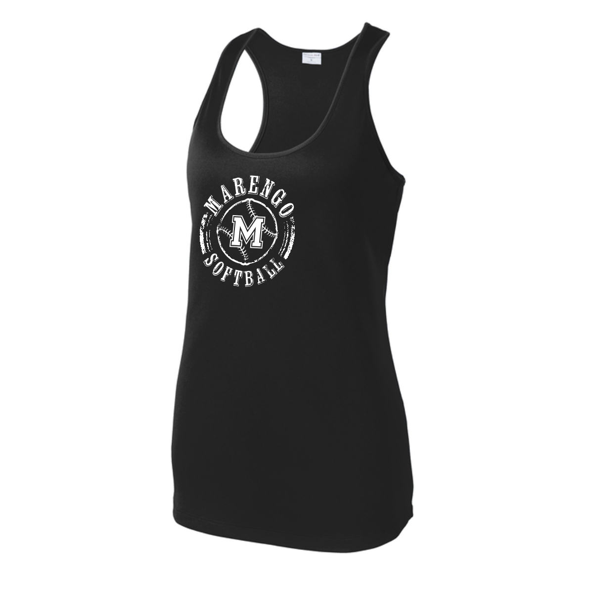Marengo Softball Ladies Sport-Tek Racerback Tank - Image 2