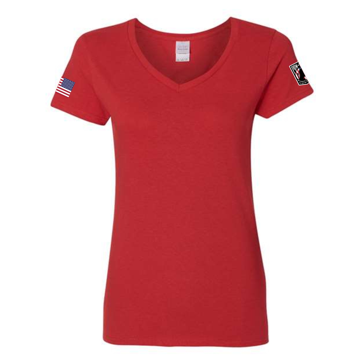Rolling Thunder Chapter 2 IL Ladies Heavy Cotton™ V-Neck T-Shirt - Image 2