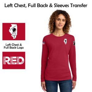 Rolling Thunder Chapter 2 IL Ladies Long Sleeve Core Cotton Tee