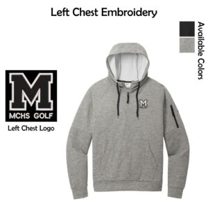 MCHS Golf Nike 1/4-Zip Fleece Hoodie