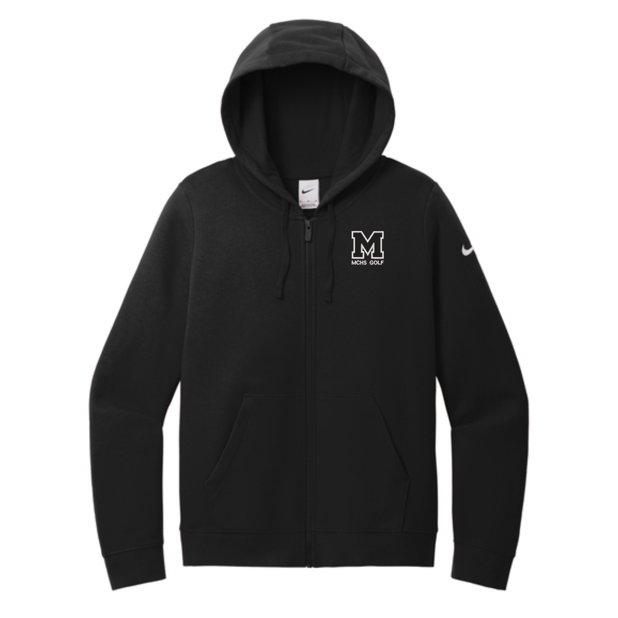 MCHS Golf Ladies Nike Full-Zip Hoodie - Image 2