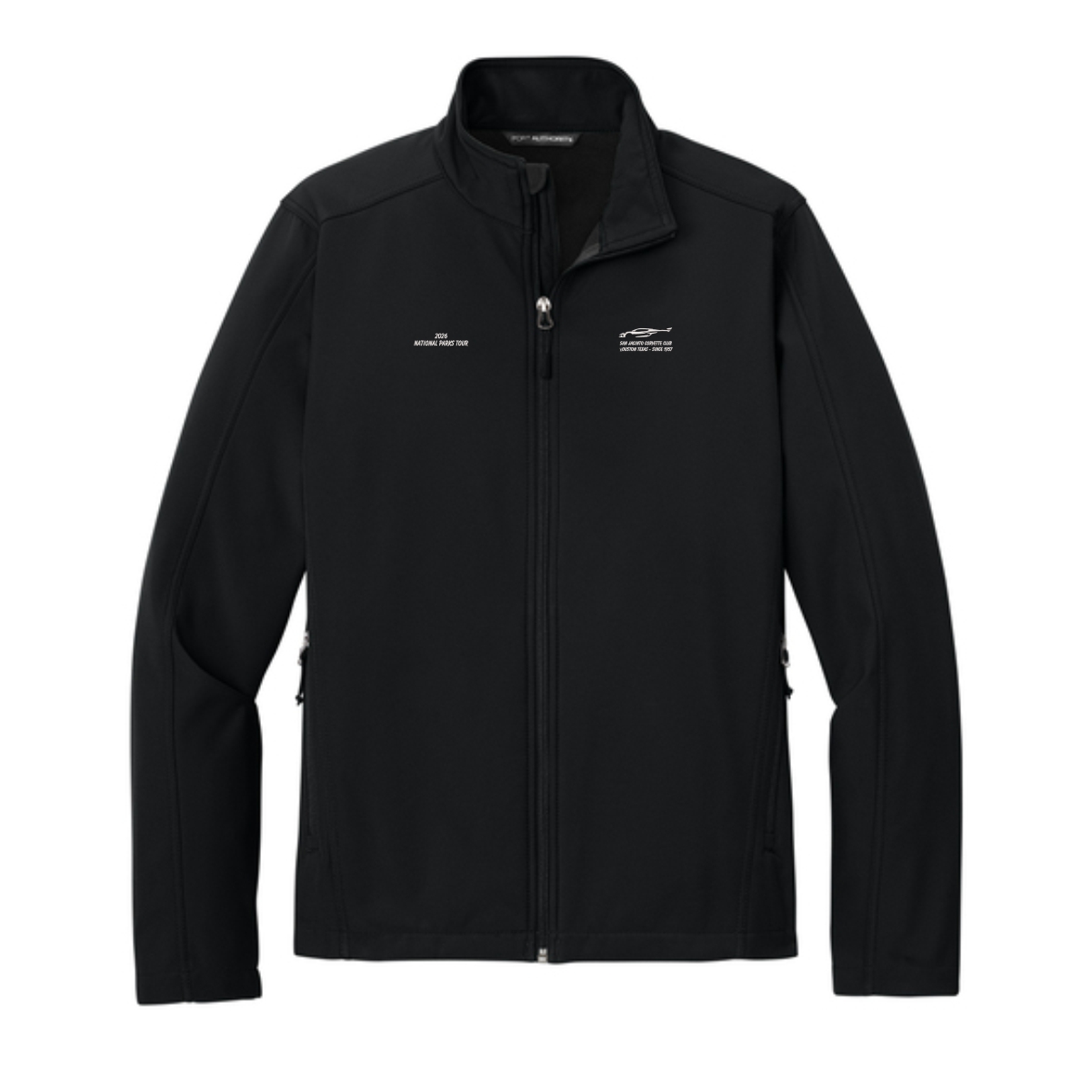 San Jacinto Corvette Club 2026 Parks Tour Port Authority Core Soft Shell Jacket - Image 2