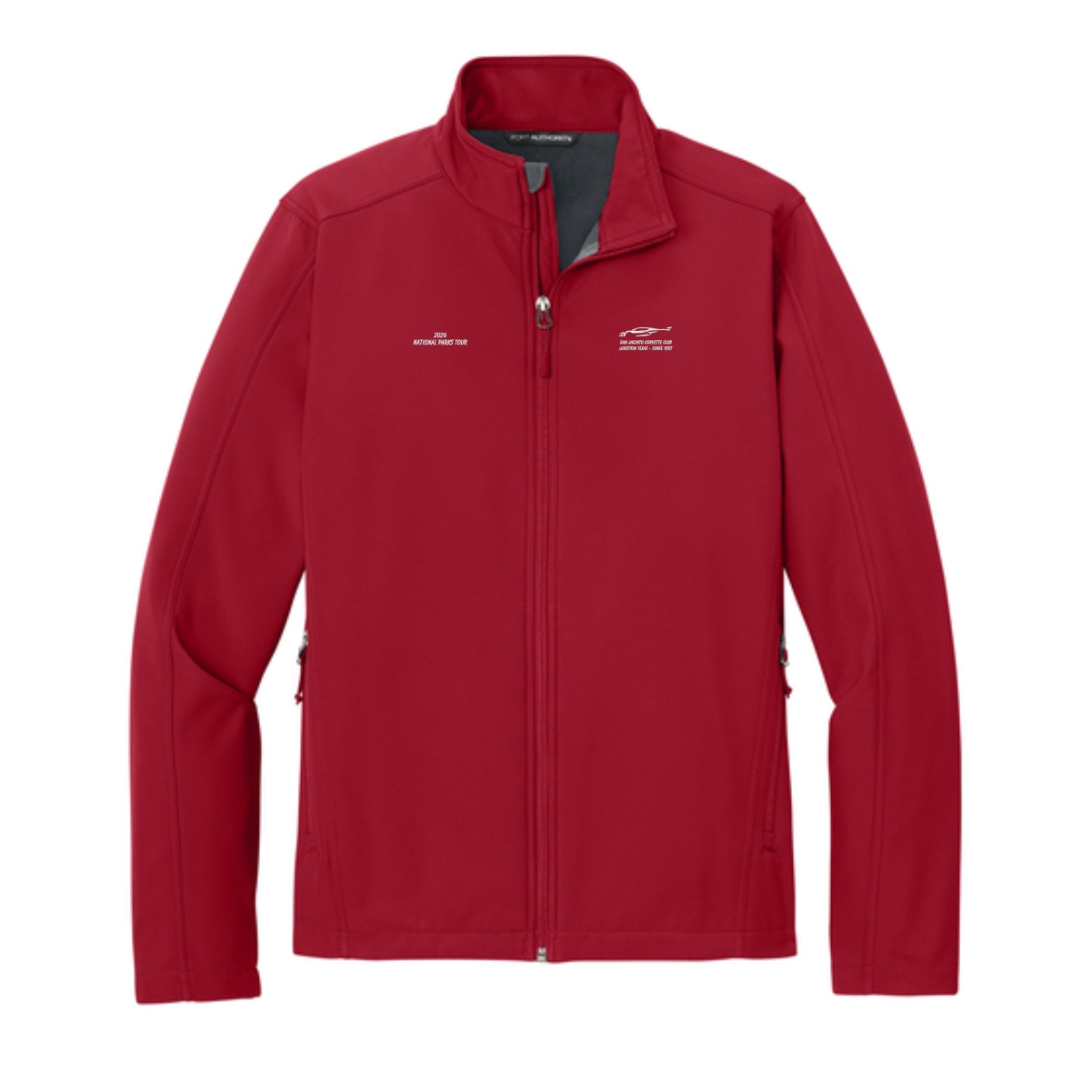 San Jacinto Corvette Club 2026 Parks Tour Port Authority Core Soft Shell Jacket - Image 5