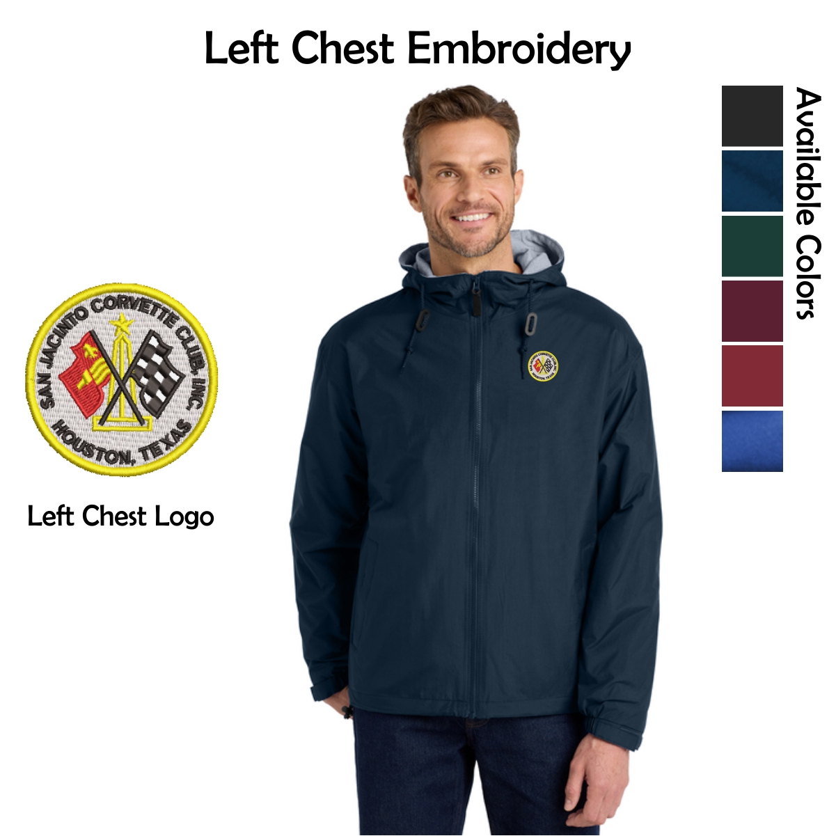 San Jacinto Corvette Club Port Authority Team Jacket