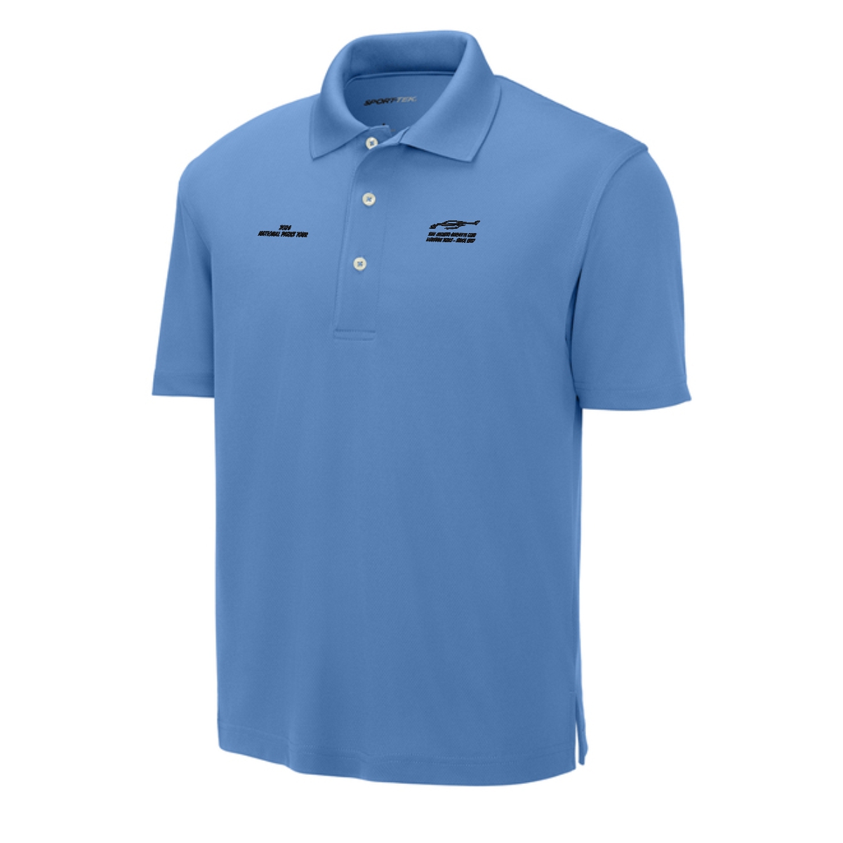 San Jacinto Corvette Club 2026 Parks Tour Sport-Tek Dri-Mesh Polo - Image 3