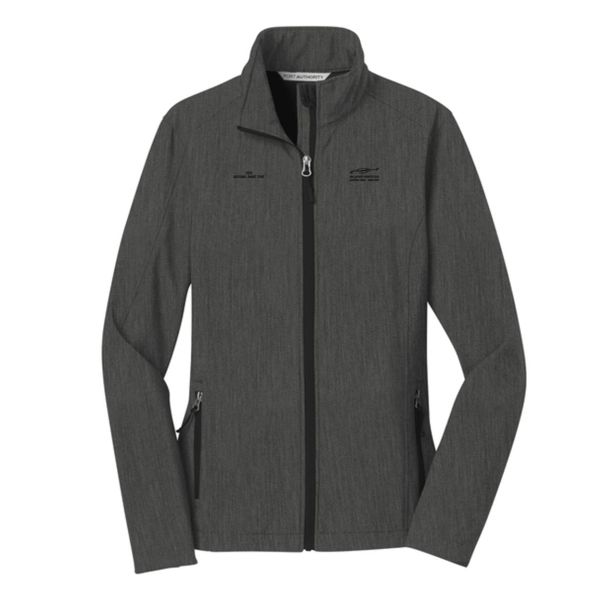 San Jacinto Corvette Club 2026 Parks Tour Port Authority Ladies Core Soft Shell Jacket - Image 3