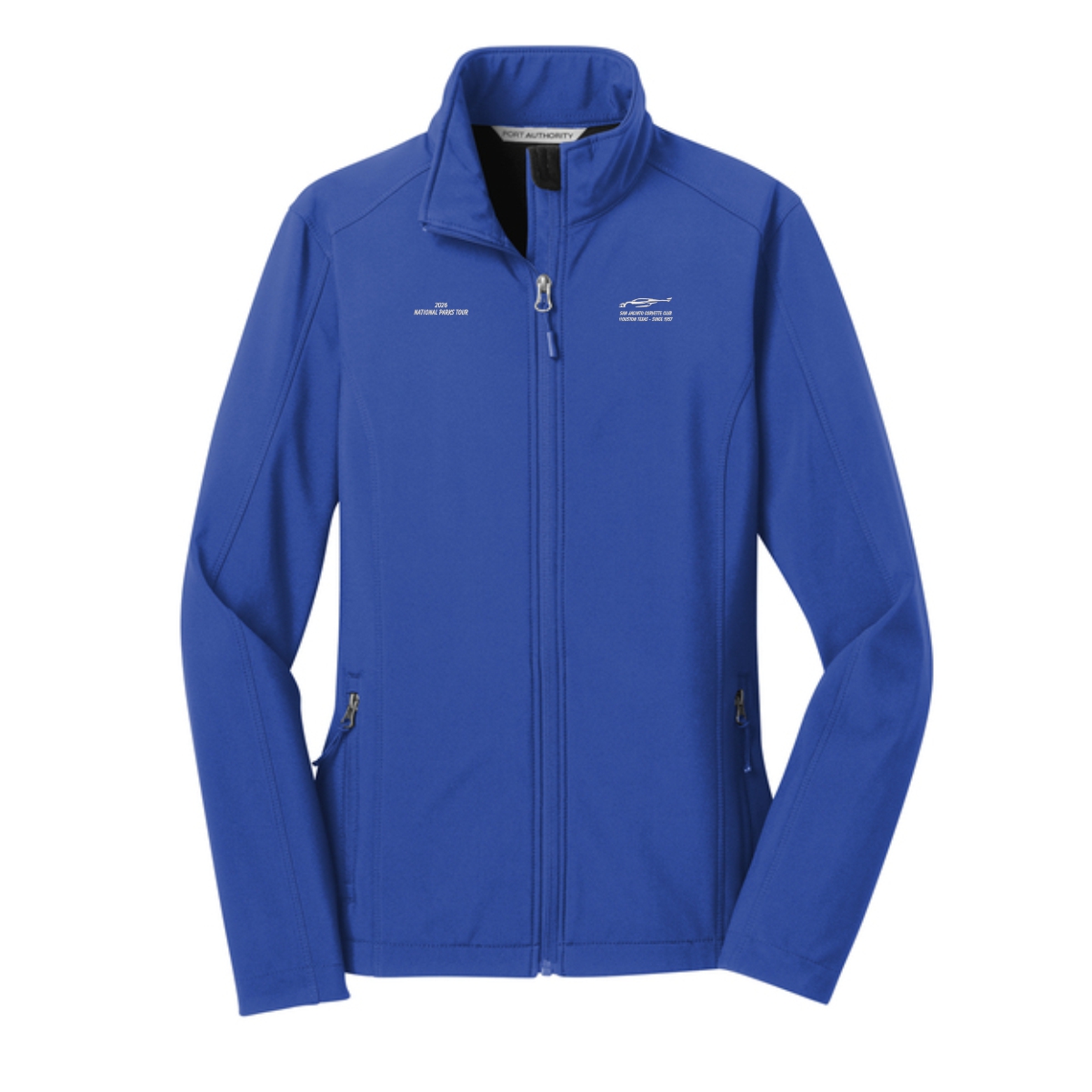 San Jacinto Corvette Club 2026 Parks Tour Port Authority Ladies Core Soft Shell Jacket - Image 6