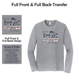 001 USA 250th - 1776 Design - Long Sleeve T-Shirt