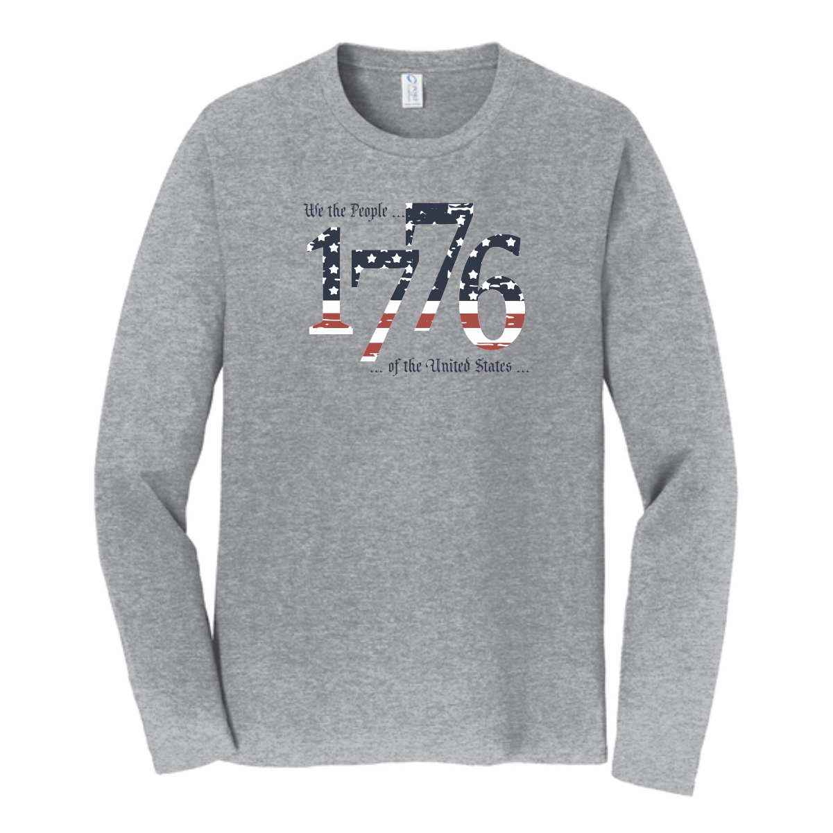 001 USA 250th - 1776 Design - Long Sleeve T-Shirt - Image 2