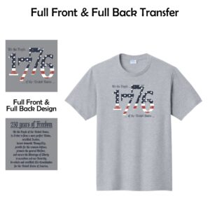 001 USA 250th - 1776 Design - T-Shirt