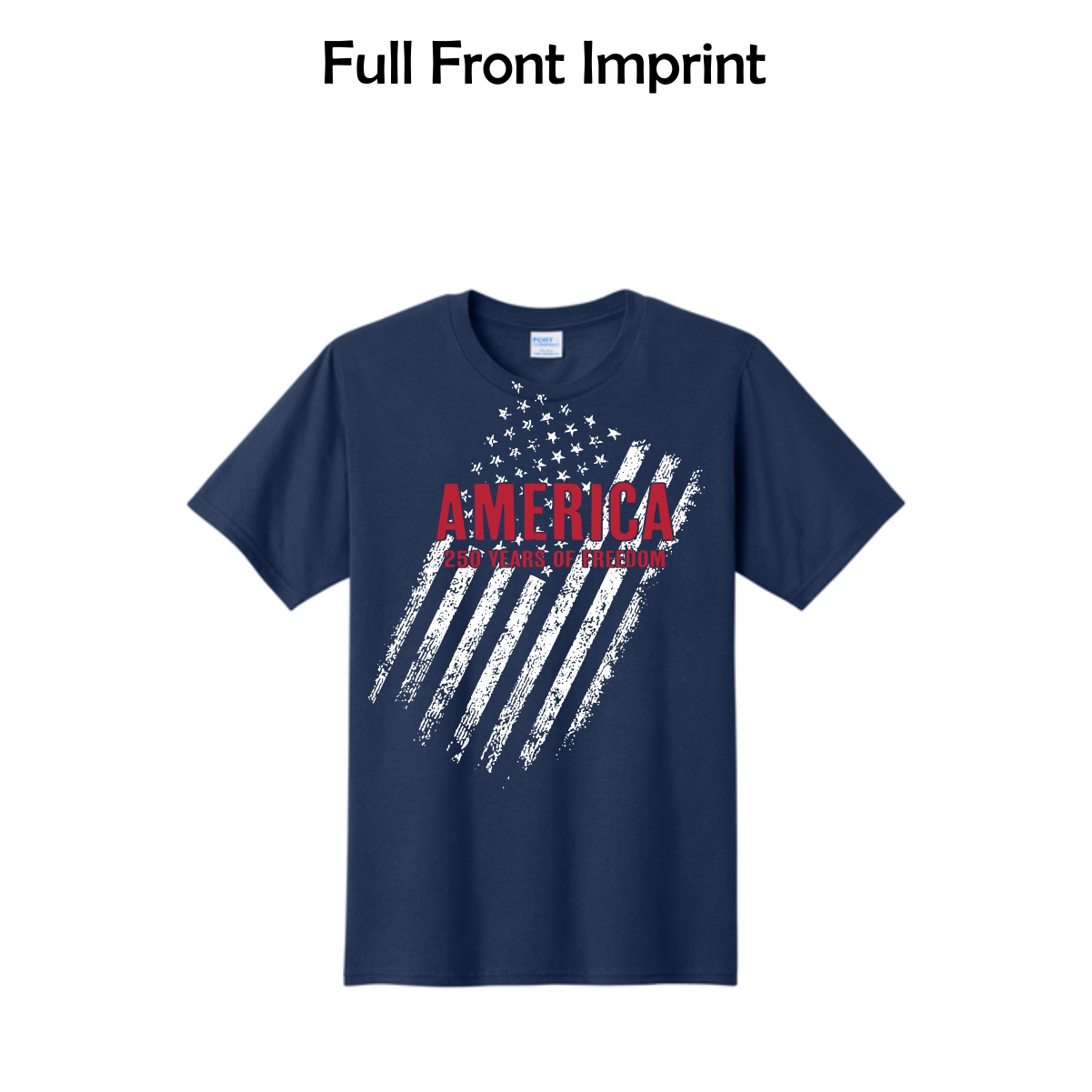001 USA 250th - Flag Design - T-Shirt