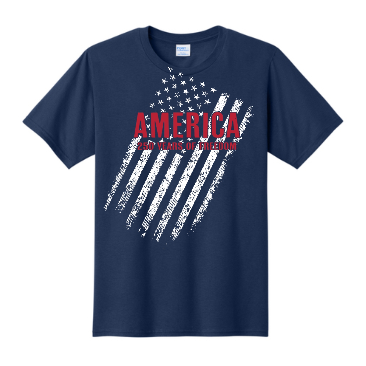 001 USA 250th - Flag Design - T-Shirt - Image 2
