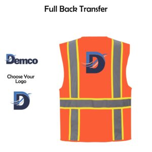 Demco 01 Jackson Hi-Vis Contrast Executive Vest