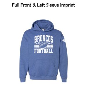 Genoa-Kingston Broncos Adult Hooded Sweatshirt