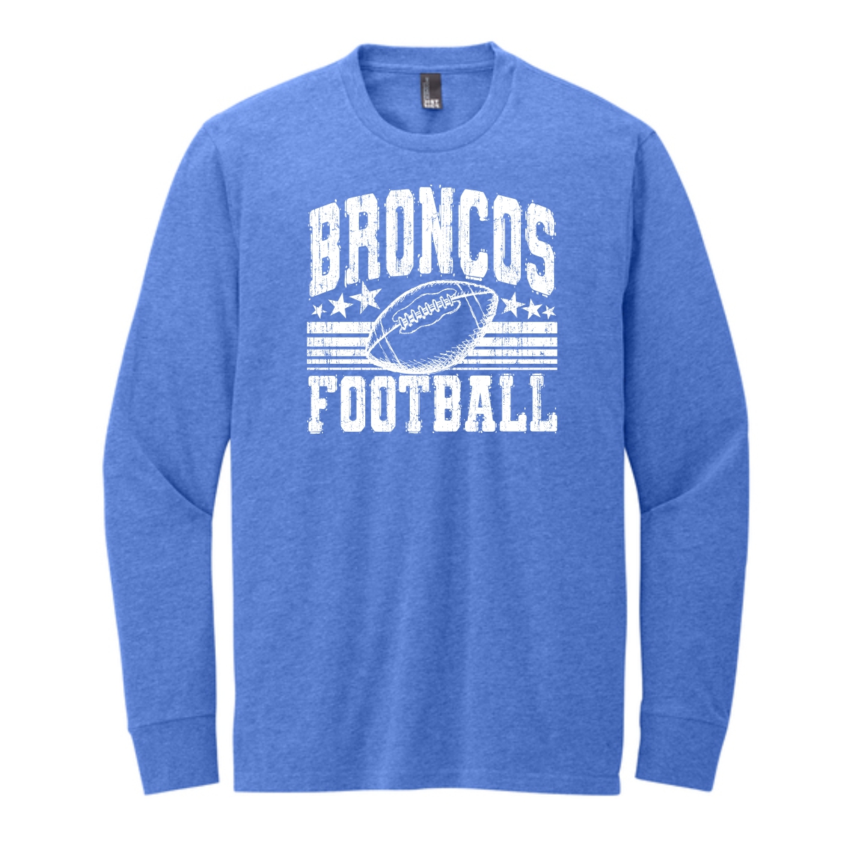 Genoa-Kingston Broncos Adult CVC Long Sleeve Tee - Image 2