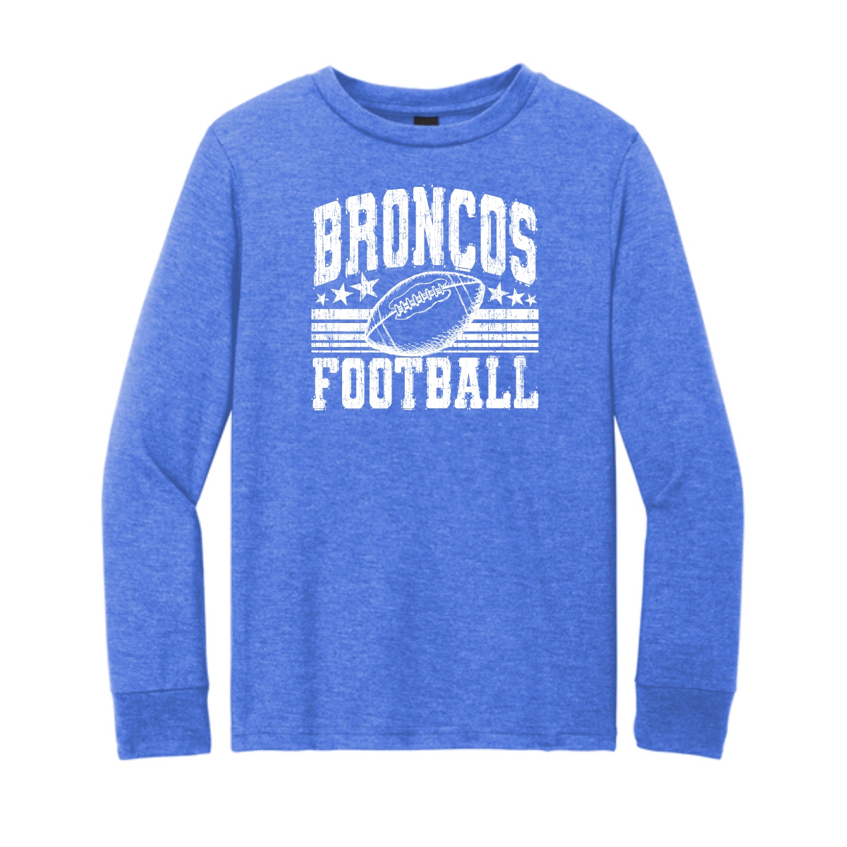 Genoa-Kingston Broncos Youth Long Sleeve Tee - Image 2