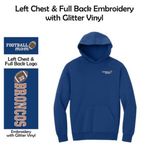 Genoa-Kingston Broncos Mom Heavyweight Fleece Hoodie (Oversized fit)