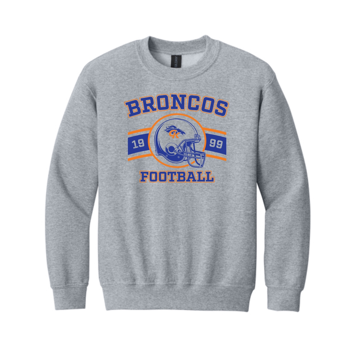 Genoa-Kingston Broncos Adult & Youth Crewneck Sweatshirt - Image 5