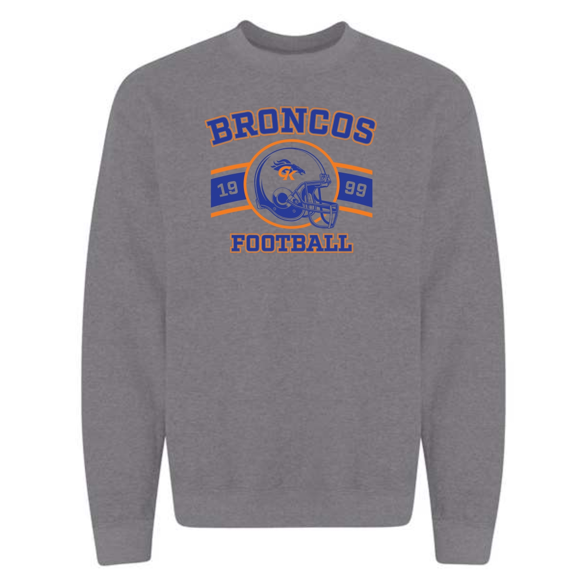 Genoa-Kingston Broncos Adult & Youth Crewneck Sweatshirt - Image 2