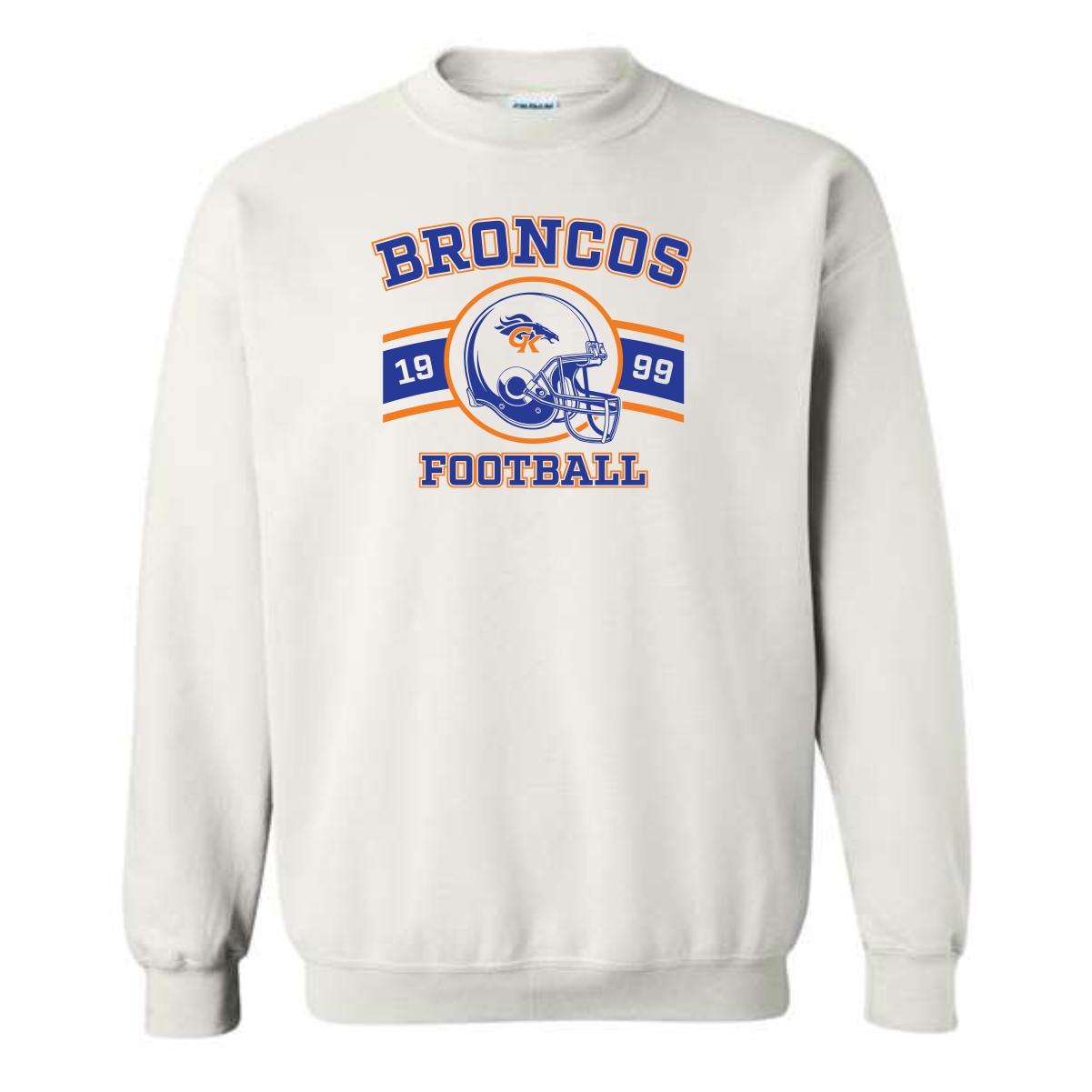 Genoa-Kingston Broncos Adult & Youth Crewneck Sweatshirt - Image 4