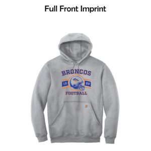 Genoa-Kingston Broncos Adult Midweight Hooded Sweatshirt