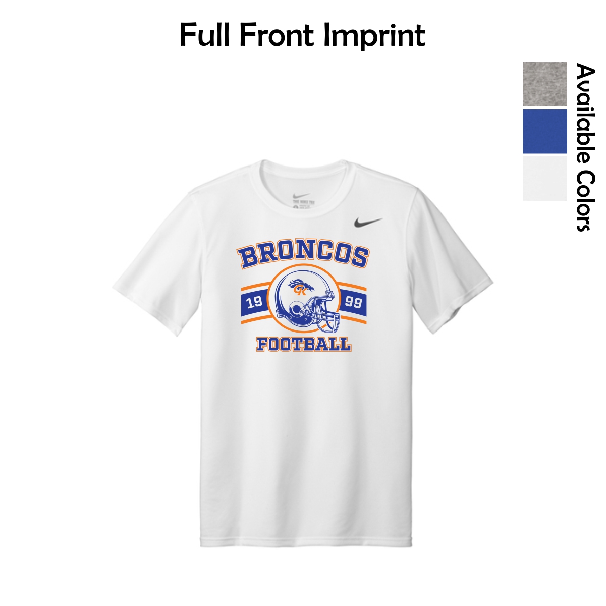 Genoa-Kingston Broncos Adult & Youth Nike Tee