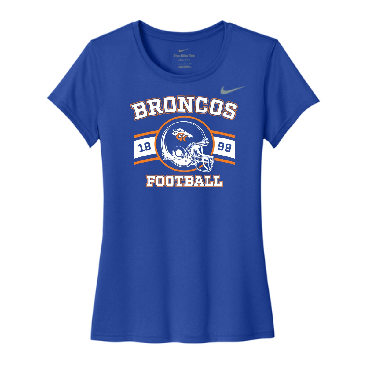 Genoa-Kingston Broncos Ladies Nike Tee - Image 3