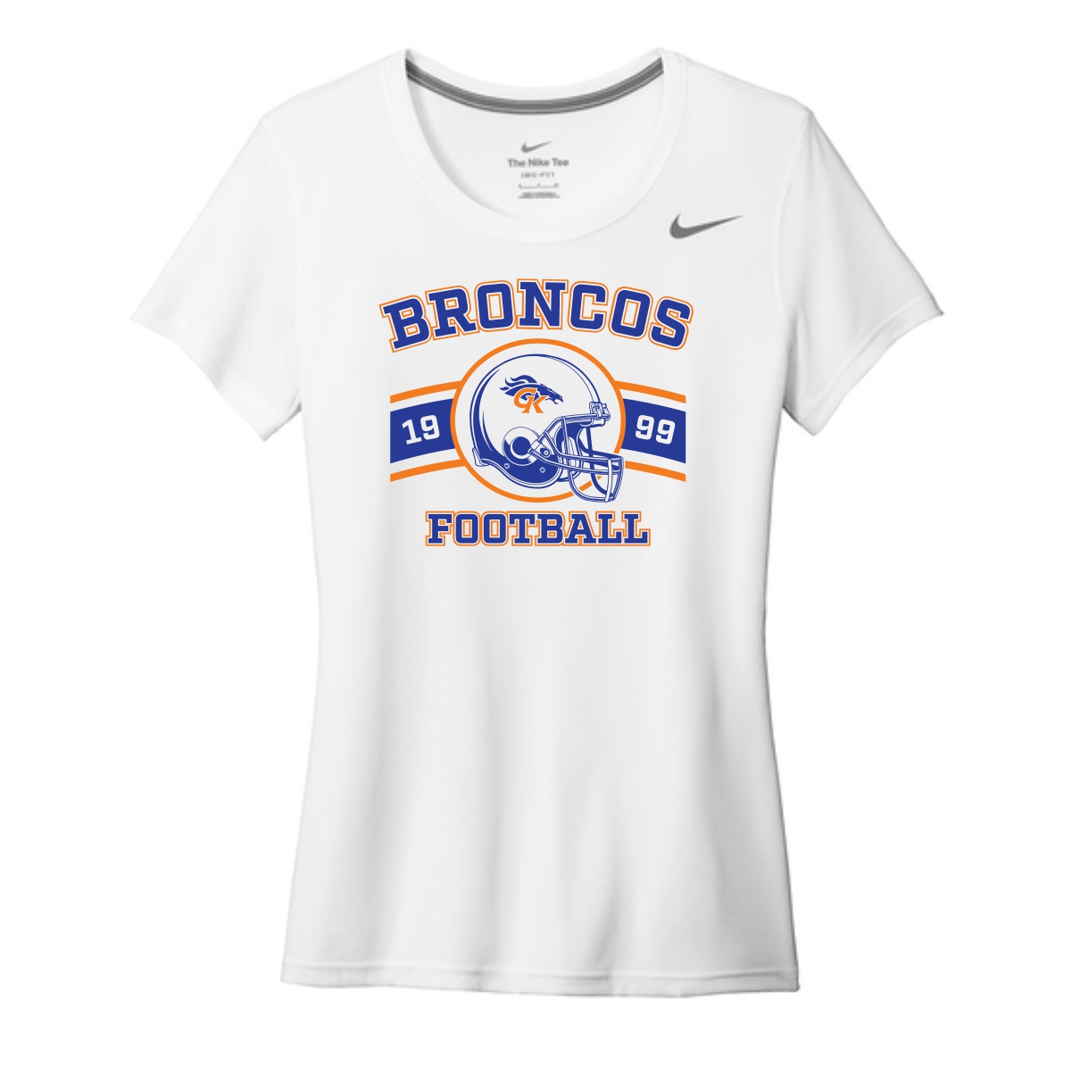 Genoa-Kingston Broncos Ladies Nike Tee - Image 4